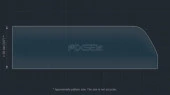 Apsauginis stiklas Pixsel monitoriui PORSCHE 911 - 13.5“ 2024 -