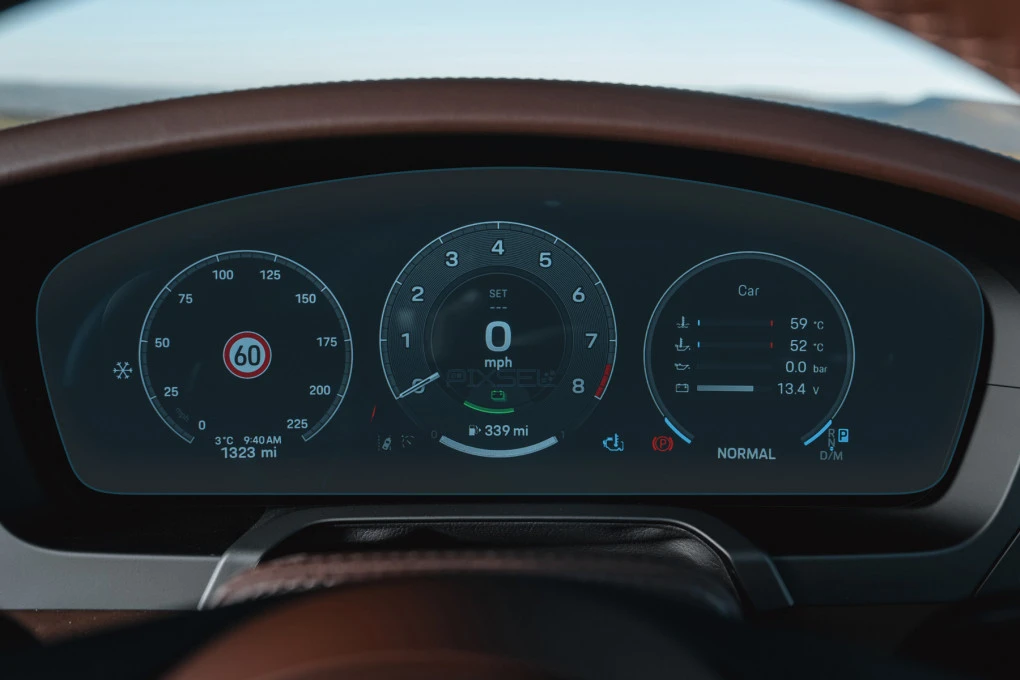Apsauginis stiklas Pixsel valdymo skydeliui PORSCHE 911 - 15.2“ 2024 -