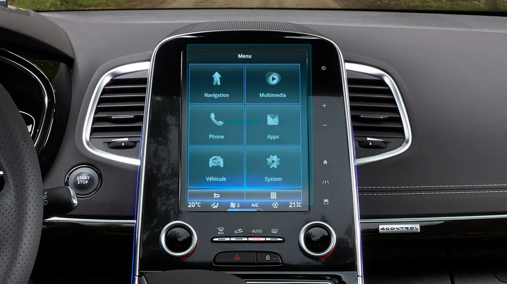 Kaitseklaas Pixsel monitorile RENAULT ESPACE - 8.6“ 2015 - 2023