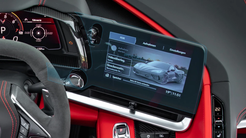 Kaitseklaas Pixsel monitorile CHEVROLET CORVETTE - 15.8“ 2019 - (C8)