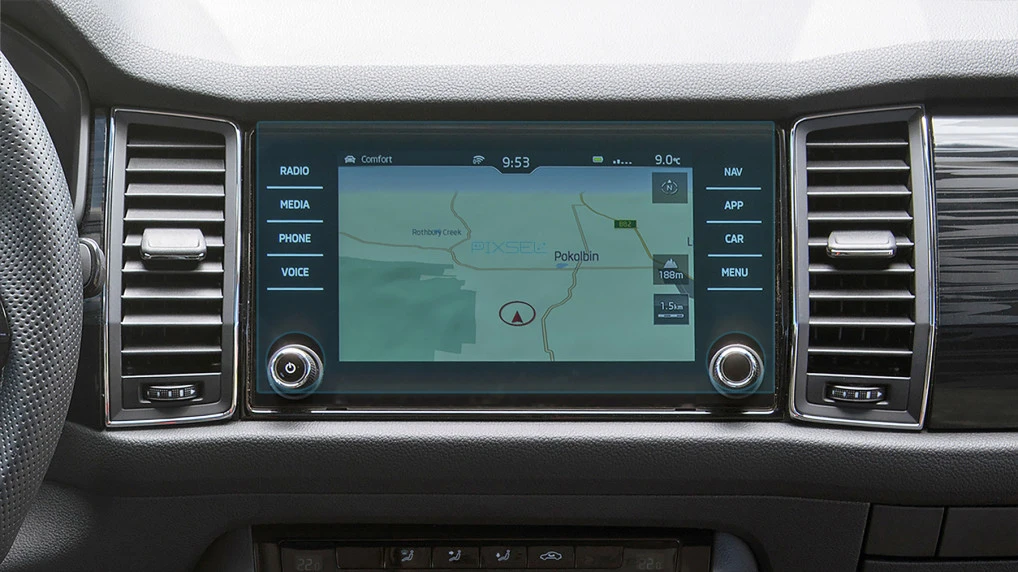 Apsauginis stiklas Pixsel monitoriui SKODA KODIAQ - 11.2“ 2017 - 2024