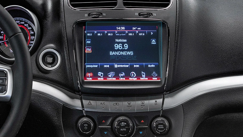 Apsauginis stiklas Pixsel monitoriui DODGE JOURNEY - 8.2“ 2010 - 2020