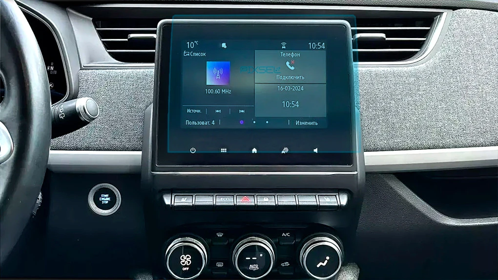 Kaitseklaas Pixsel monitorile RENAULT ZOE - 9.6“ 2019 - 2024