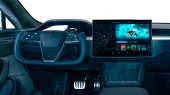 Kaitseklaas Pixsel monitorile TESLA MODEL X PLAID - 17.8“ 2023 -