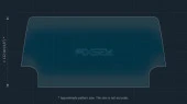 Kaitseklaas Pixsel monitorile NISSAN ROGUE - 10.8“ 2020 - 2023