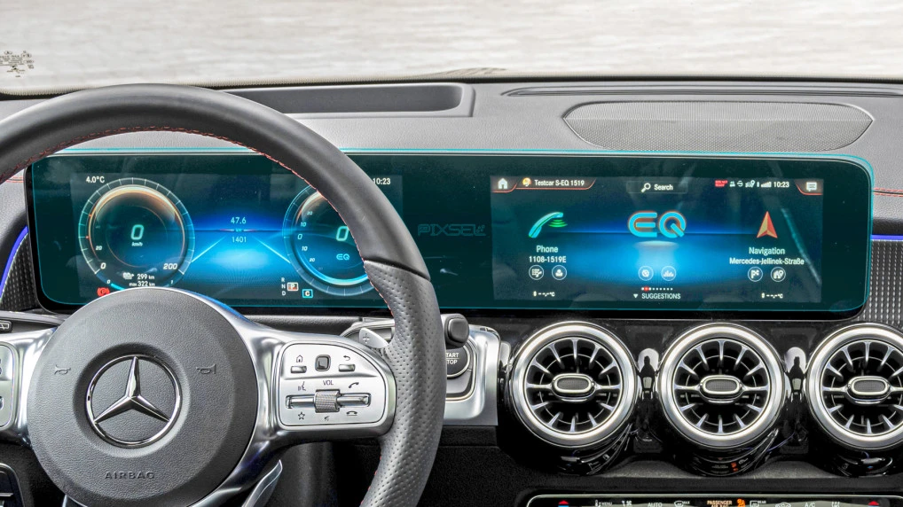 Kaitseklaas Pixsel juhtpaneelile MERCEDES BENZ EQB - 24.7“ 2021 - 2023