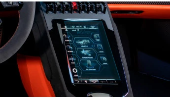 Защитное стекло Pixsel на монитор LAMBORGHINI HURACAN - 8.2“ 2022 -