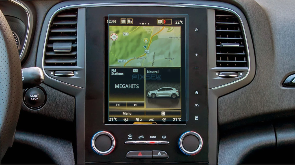 Kaitseklaas Pixsel monitorile RENAULT MEGANE - 8.6“ 2015 - 2021