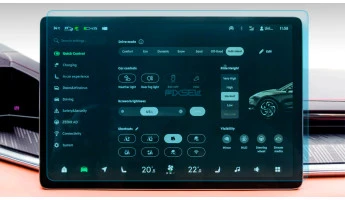 Защитное стекло Pixsel на монитор ZEEKR 001 - 16.6“ 2022 - 2024