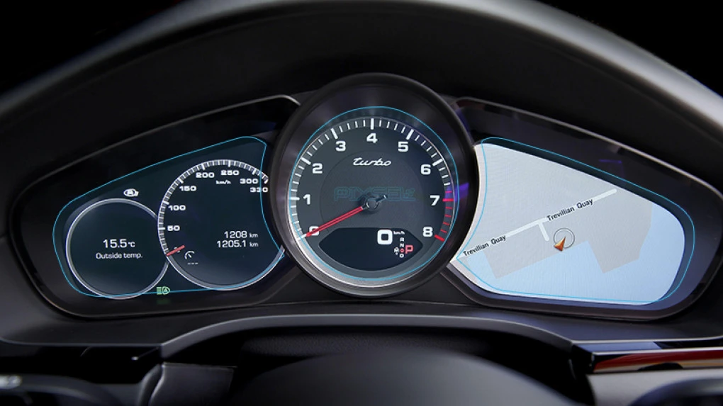 Kaitseklaas Pixsel juhtpaneelile PORSCHE CAYENNE - 17.4“ 2018 - 2022