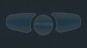 Protective glass Pixsel for dashboard PORSCHE CAYENNE - 17.4“ 2018 - 2022