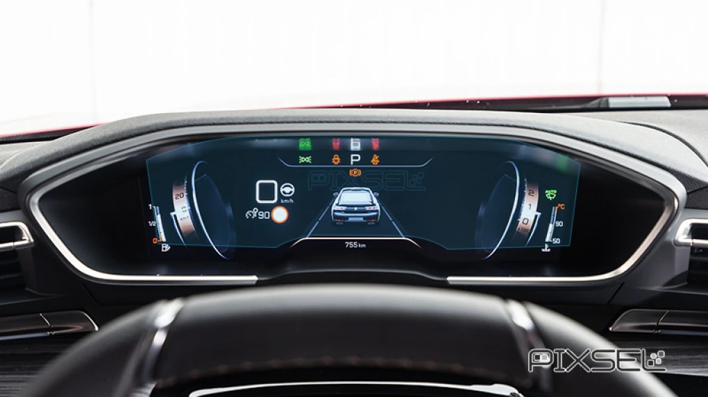 Aizsargstikls Pixsel mērinstrumentu panelim PEUGEOT 5008 - 11.8“ 2017 - 2020