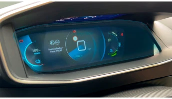 Aizsargstikls Pixsel mērinstrumentu panelim PEUGEOT 2008 - 11.5“ 2019 - 2023