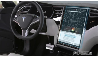 Kaitseklaas Pixsel monitorile TESLA MODEL S - 16.8“ 2016 - 2021