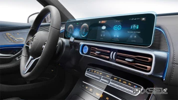 Kaitseklaas Pixsel juhtpaneelile MERCEDES BENZ EQC-CLASS - 24.7“ 2019 - 2023