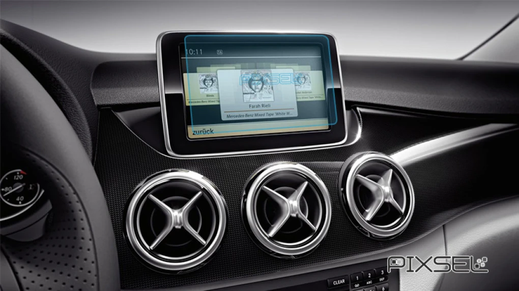 Защитное стекло Pixsel на монитор MERCEDES BENZ B-CLASS - 6.9“ 2016 - 2017