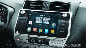Apsauginis stiklas Pixsel monitoriui TOYOTA PRADO - 8“ 2018 - 2019