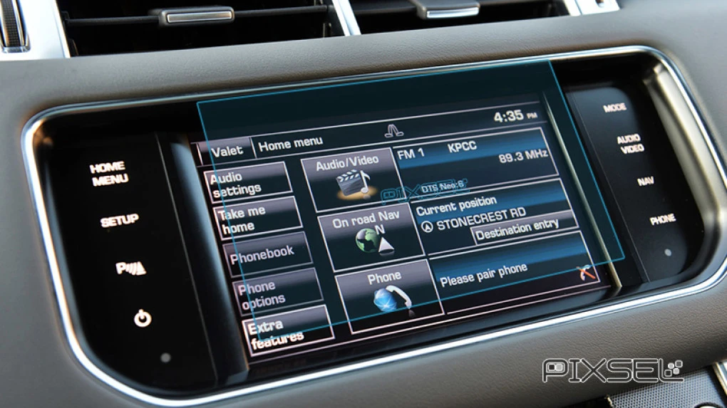 Защитное стекло Pixsel на монитор LAND ROVER RANGE ROVER - 7.6“ 2013 - 2018