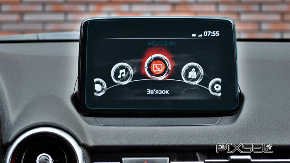 Apsauginis stiklas Pixsel monitoriui MAZDA CX-3 - 8.4“ 2015 - 2018