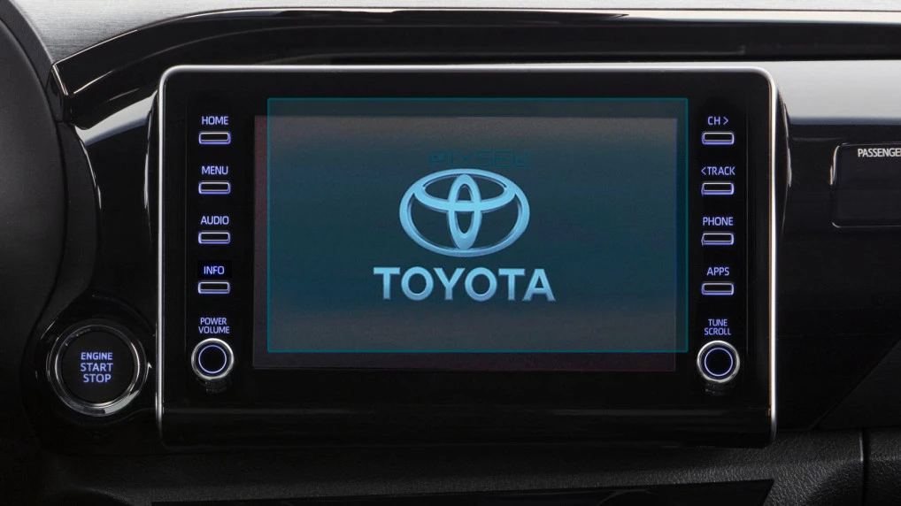 Apsauginis stiklas Pixsel monitoriui TOYOTA HILUX - 8“ 2020 - 2023
