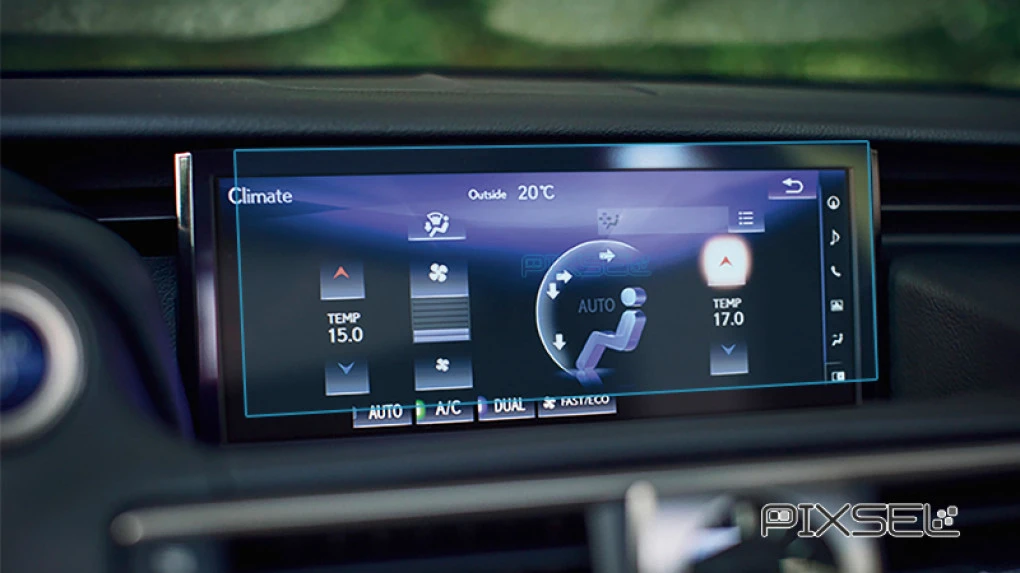 Kaitseklaas Pixsel monitorile LEXUS IS - 10.6“ 2017 - 2020