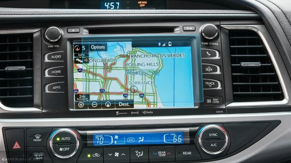 Kaitseklaas Pixsel monitorile TOYOTA HIGHLANDER - 8“ 2014 - 2016