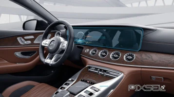 Aizsargstikls Pixsel mērinstrumentu panelim MERCEDES BENZ CLS-CLASS - 28.5“ 2019 -