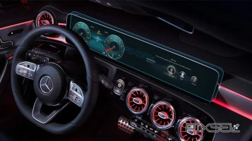 Kaitseklaas Pixsel juhtpaneelile MERCEDES BENZ CLA-CLASS - 24.7“ 2019 -