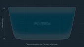 Kaitseklaas Pixsel monitorile OPEL CROSSLAND - 10.5“ 2021 -