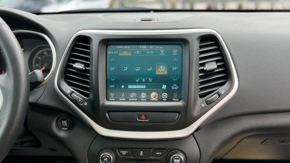 Aizsargstikls Pixsel monitoram JEEP CHEROKEE KL - 8.2“ 2013 - 2023
