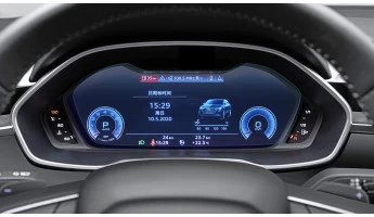 Защитное стекло Pixsel на приборную панель AUDI Q3 / RSQ3 - 12“ 2019 -