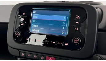 Protective glass  for monitor FIAT PANDA - 4.9“ 2021 -