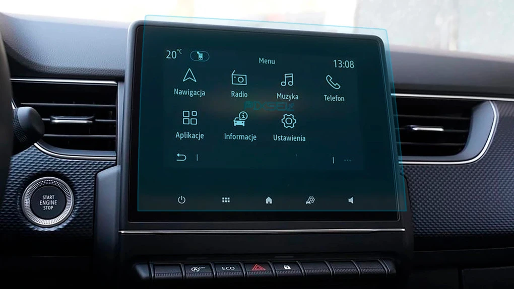 Protective glass Pixsel for monitor RENAULT ARKANA - 9.6“ 2024 -