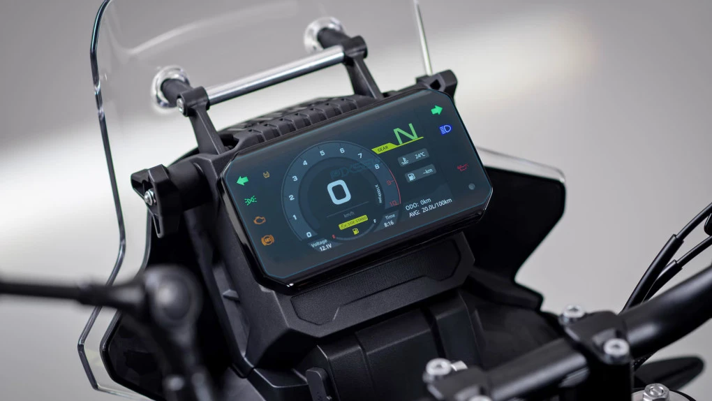 Apsauginis stiklas Pixsel motociklo spidometrui CFMOTO 450MT 6.8“