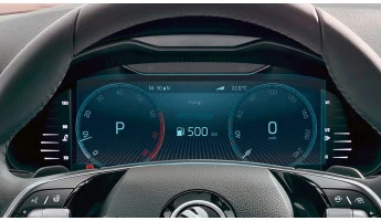 Aizsargstikls Pixsel mērinstrumentu panelim SKODA SCALA - 9.9“ 2024 -