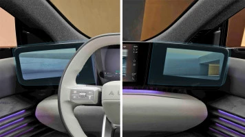 Kaitseklaas Pixsel peeglitele AUDI E5 - 10.3“x2 2025 -