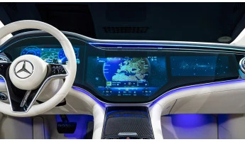 Protective glass Pixsel for widescreen cockpit (2 parts) MERCEDES BENZ EQS - 48.9“ 2022 -