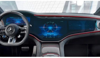 Protective glass Pixsel for widescreen cockpit MERCEDES BENZ EQE - 49.1“ 2022 -