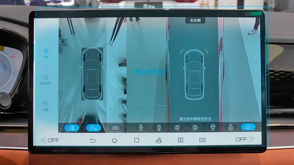 Protective glass Pixsel for monitor BYD HAN - 16.3“ 2022 -