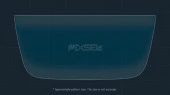 Protective glass Pixsel for rear climate-control LUCID AIR - 7.2“ 2021 -